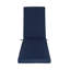 Coussin de siège de patio - bleu marine, méridienne respirante, résistante, à fermeture à glissière et amovible