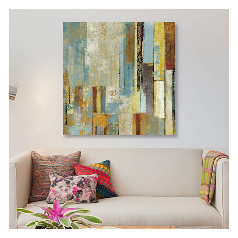 « tribeca ii », reproduction sur toile, H 48 po x l 48 po x P 1,5 po