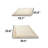 CloudSoft 2-Piece Antibacterial Non-Slip Bath Mat Set