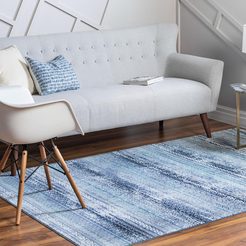 Geometric Indoor Rug, Rectangle 4'1" x 5'11"