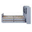 Lit plateforme simple en bois