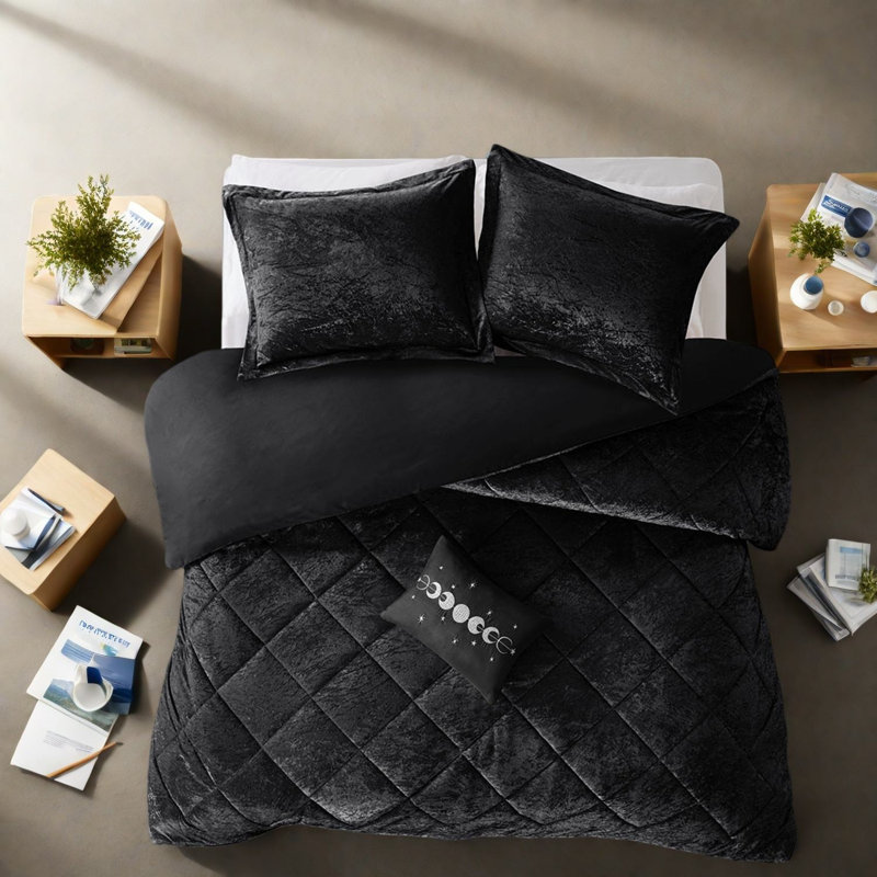 Ensembles de literie en velours matelassé, design luxueux en polyester, idéal pour la maison