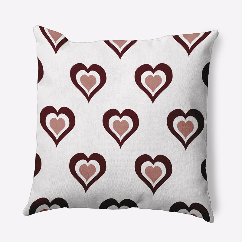 Reversible Throw Pillow, 26" H x 26" W, Square