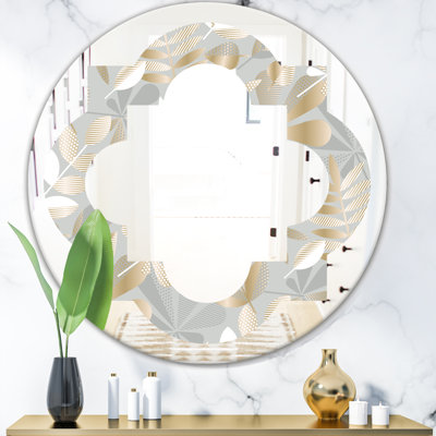 Miroir mural Whirl Abstract Design I