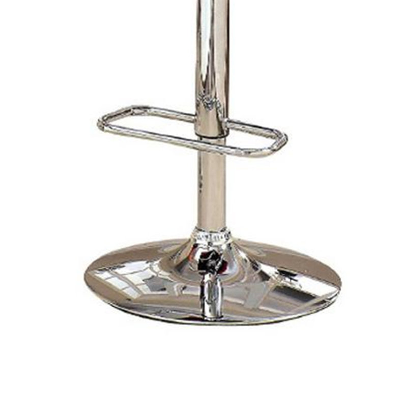 Tabouret de bar pivotant rembourré Cudney, Rouge