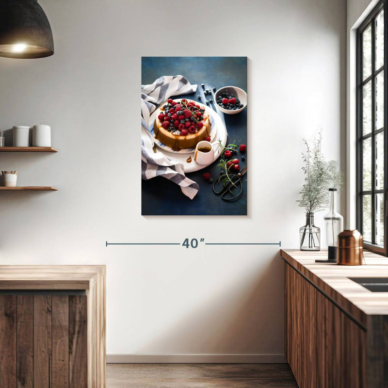 Yarlin Berry Cheesecake, 36" H x 24" W