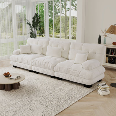 Canapé Cloud Couch 3 places pour le salon, tissu chenille