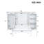 Lit simple blanc avec tablette latérale et garde-robe - Option de rangement pour lit simple