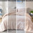 Warm Twin/twin Xl Comforter - Pink Crushed Velvet With Soft Fill