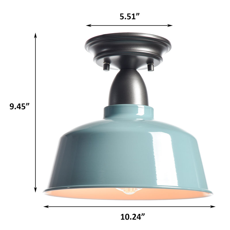 Plafonnier de couloir intérieur / extérieur, Bleu