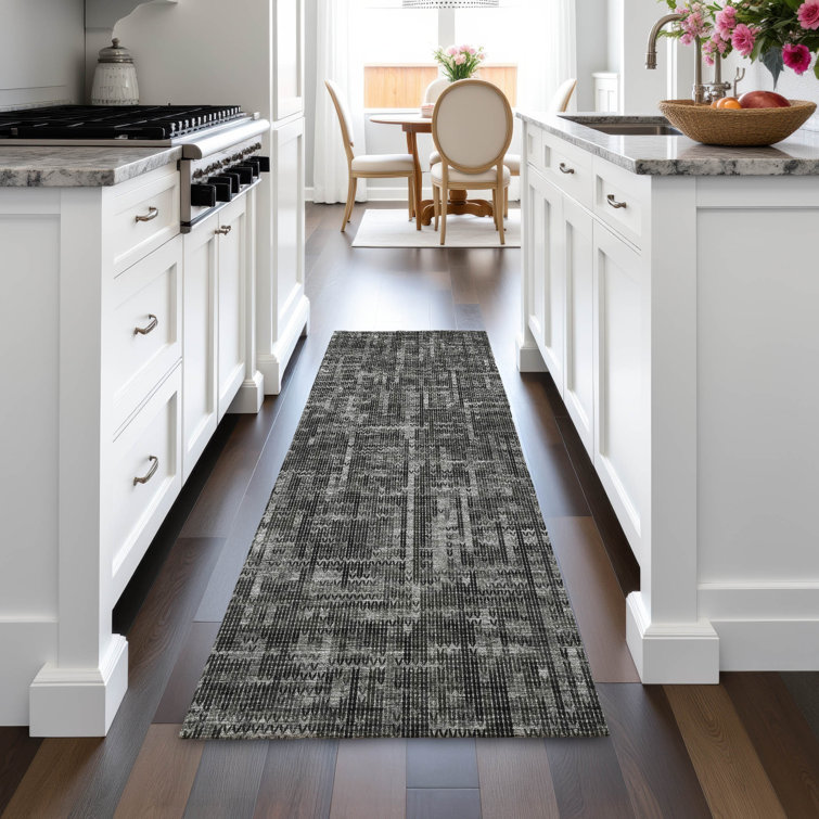Machine Washable Indoor/Outdoor Bernadette ACN2130 Striped Rug