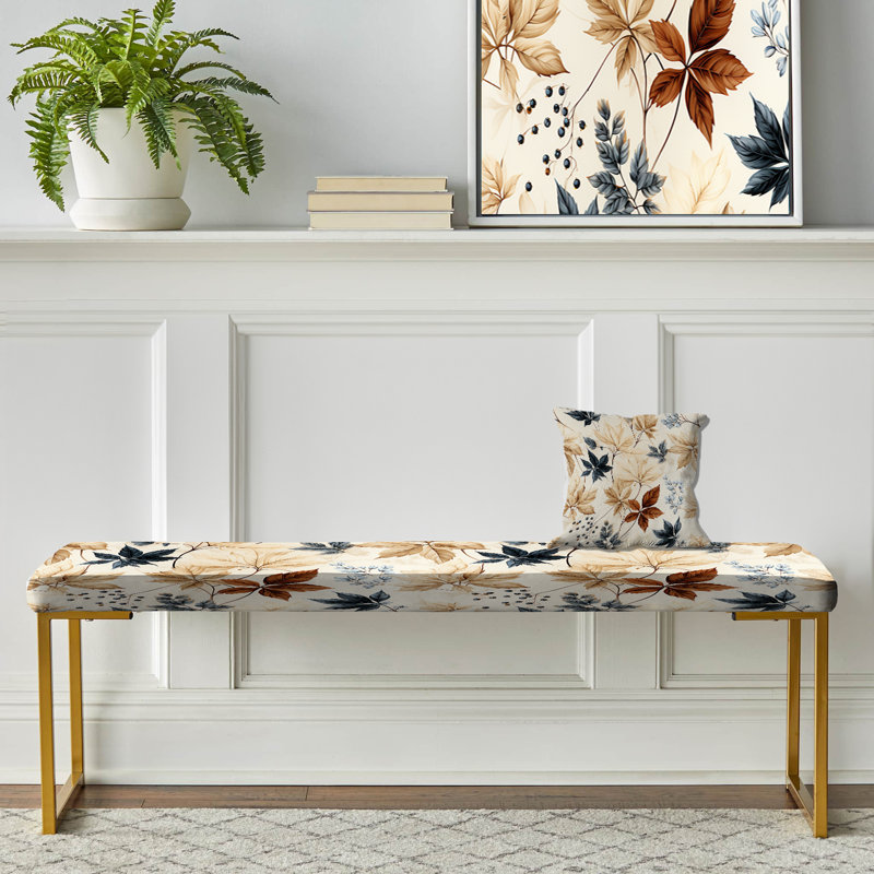 Banc rembourré Plants Vintage I