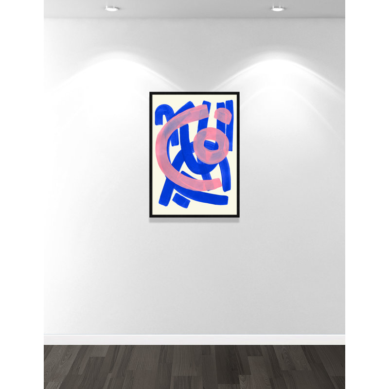 Impression Funky Beat par Haniff, 25.5'' W x 35.5'' H, Black Woodgrain, Framed Print