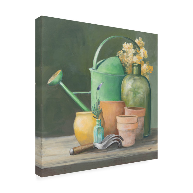 Art mural sur toile remise de jardin bol Julia Purinton, H 24 po x l 24 po
