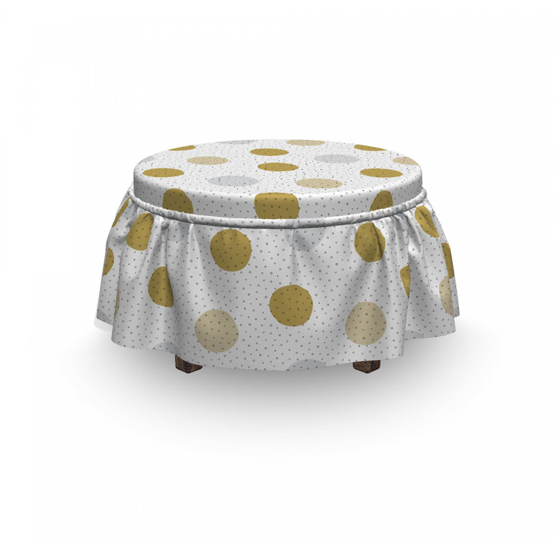 Housse pour repose-pieds shapes circulaire
