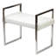 Banc en faux cuir Langston