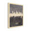 « houston texas-horizon gris horizon », impression sur toile tendue-2083382401