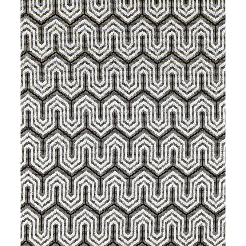 Tissu ondulé Botanica, Graphite