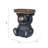 Bear Statue Plant Stand w/Solar Light