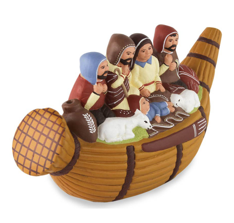 Crèche de Noël artisanale