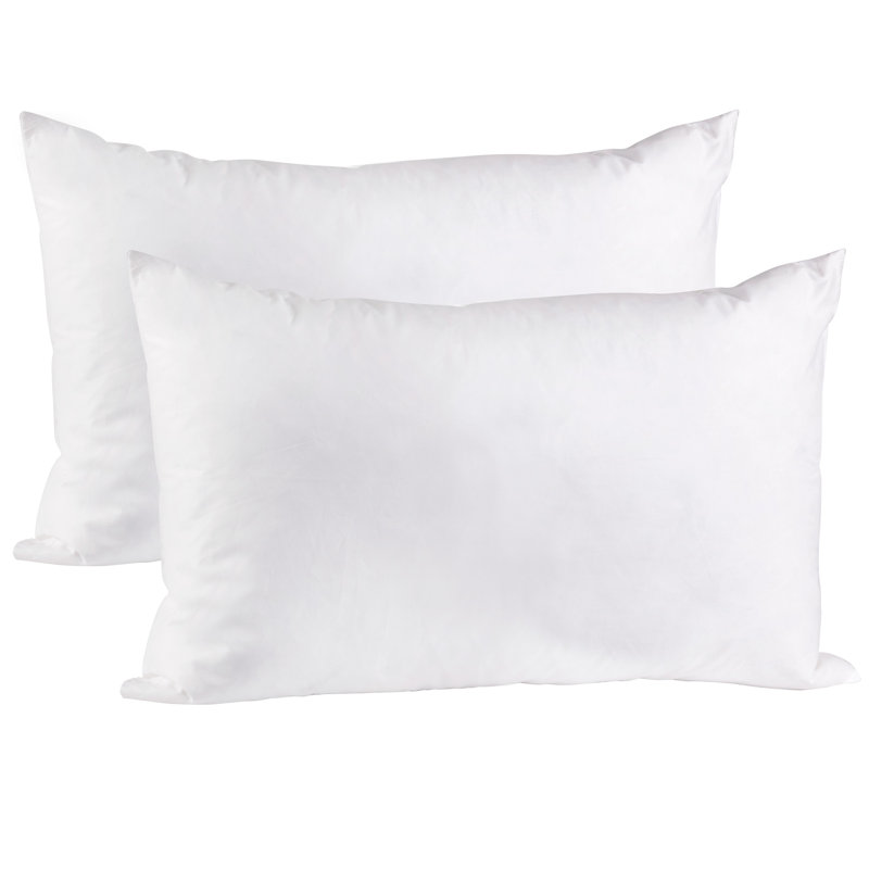 Garniture de coussin rectangulaire, Plumes