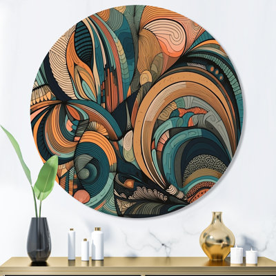 Décoration murale en métal pastel Boho Artwork III - Minimalisme