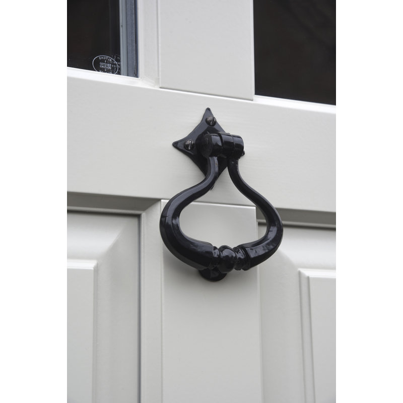 Shakespeare Door Knocker, Black
