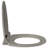vidaXL Soft-Close Toilet Seat Grey Oval-113007551