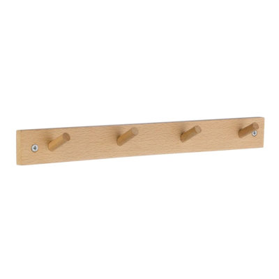 Wallmounted multi hook rack