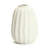 23'' H Rustic Fluted White Tall Vase