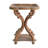 Plaisance Rustic Farmhouse Cottage Core Accent End Table, Tray Top Side Table Nightstand-507916015