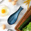 Repose-cuillère en céramique pour dessus de cuisinière, bleu (1 pièce)