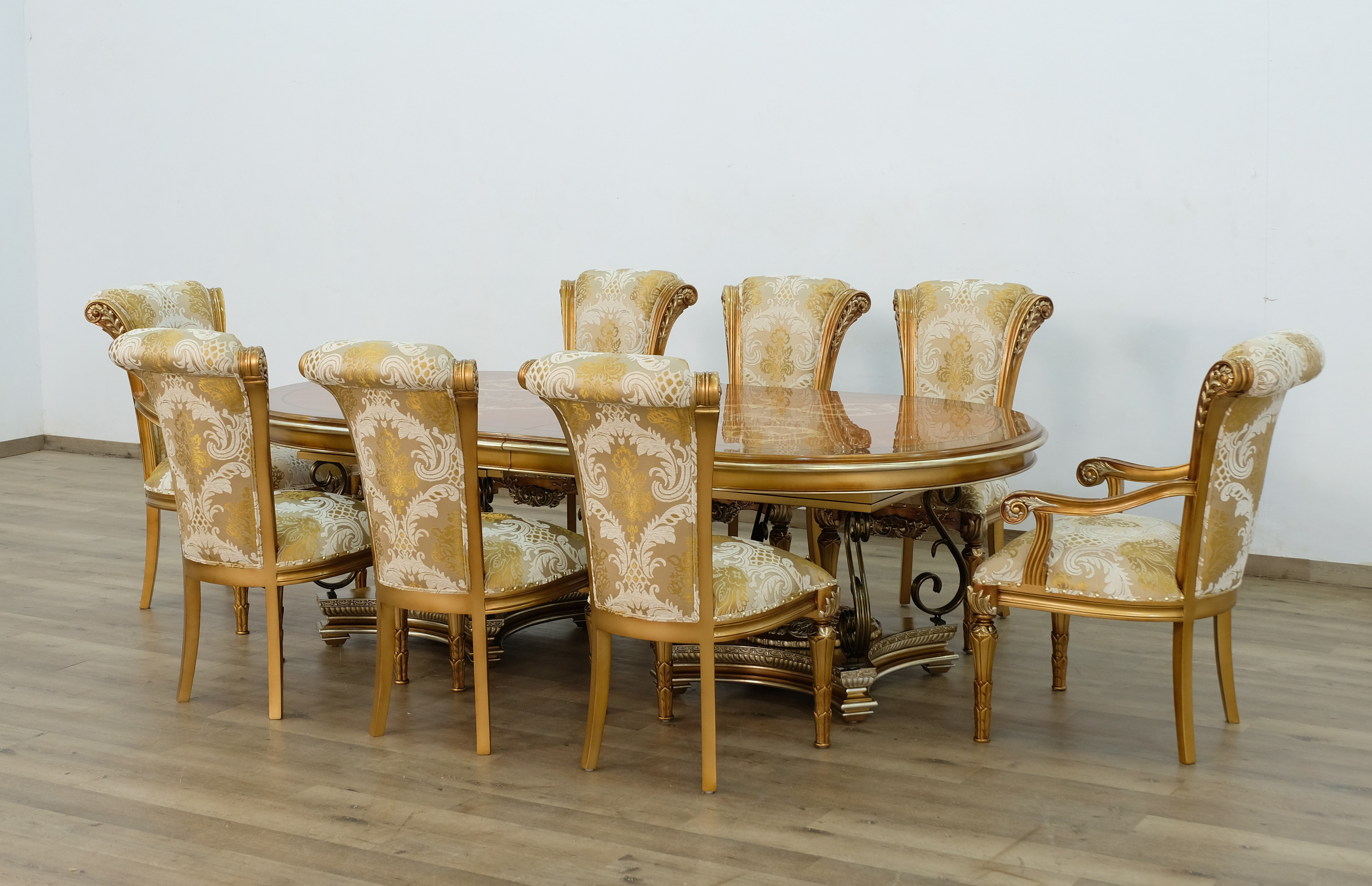 Astoria Grand Beadnell 9 Piece Extendable Solid Wood Dining Set ...