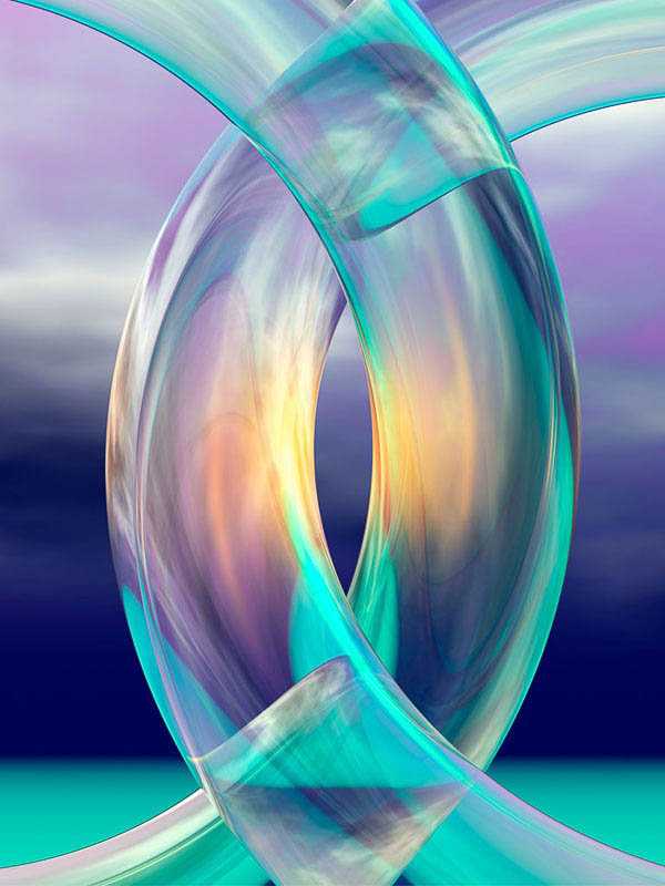 « rings » par scott j. menaul, impression sur toile tendue, H 54 po x l 36 po