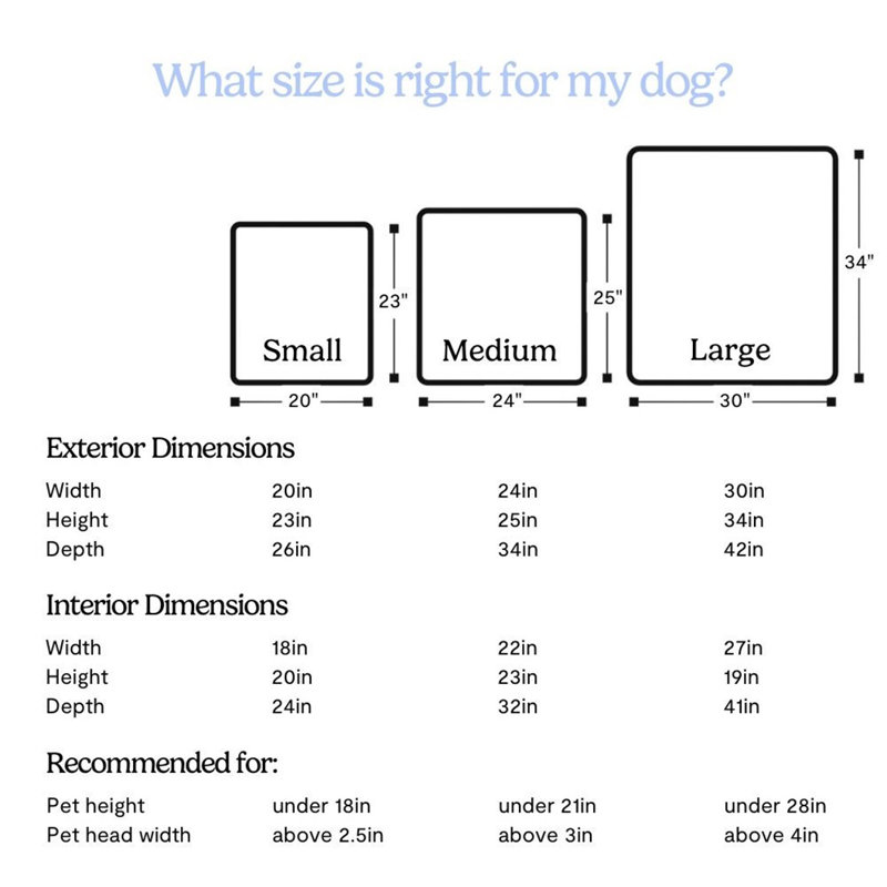 Fable Pet Crate, Walnut, Small (23" H x 20" W x 26" D)