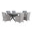 Dibella 6 Seater Dining Set with Cushions