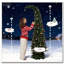 Arbre de Noël 7 pi avec 300 DEL et base en métal-1849848578