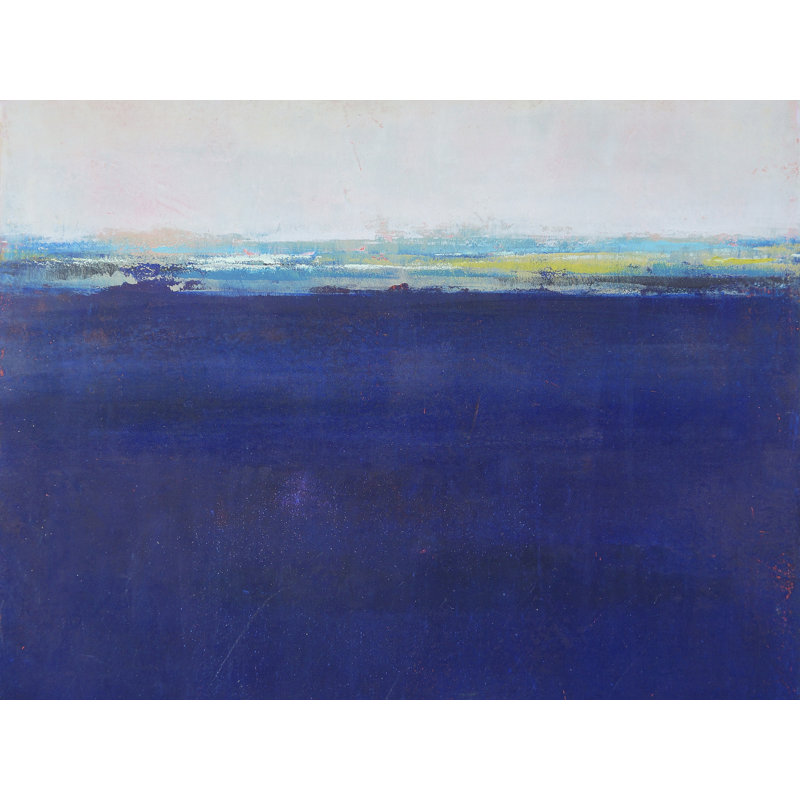 «After Hours» par Victoria Primicias - peinture encadrée, Toile avec cadre noir, 24" H x 32" W