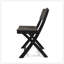Chaise bistro Hillside, ensemble de 2, conception en osier pliable pour le confort et le style extérieurs-476331139