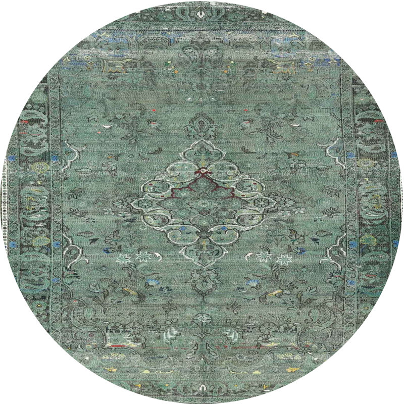 Mckaila Oriental Indoor Rug, Round 5'
