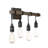 Eleesia 4-Light Dimmable Bronze/Brown Vanity Light-1495638772-1495638775