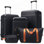 Ensemble de bagage 5 pièces, valise de transport rigide, bagage extensible avec sacs de voyage, roulettes, verrou TSA