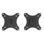 Mount-It VESA Replacement Plate For Mount-It! Products, Black