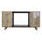 Sarenac Darby Home Co 54.25 " W Brown Electric TV Stand with BTU 4700