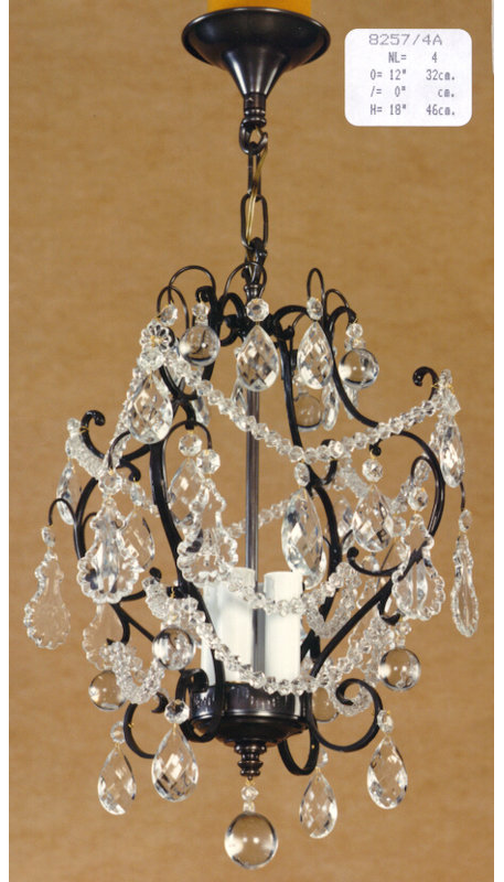 Deegan Semi Flush Mount, Dark Flemish