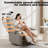 Top Grain Genuine Leather Recliner, Small Swivel Rocker Recliner Chair,manual Recliner Chair For Living Room, Bedroom, Home Theater,rv-Beige