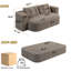 Canapé moderne pliable 2-en-1 avec couverture fonctionnelle et 2 coussins moelleux Boneless-802543545