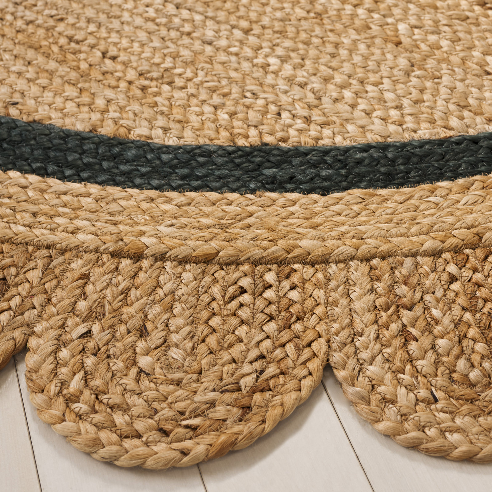 Inkai Jute/Sisal Area Rug, Round 6'