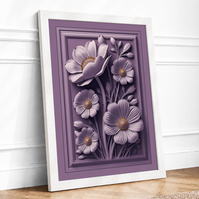 Lavender Botanica Botanical - Framed Print