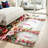 Large Area Rug, Vibrant Floral Pattern, Non-Slip Soft Indoor Floor Carpet, Home Decor Accent for Living Room, Bedroom, Hallway, Office and Entryway-971118350